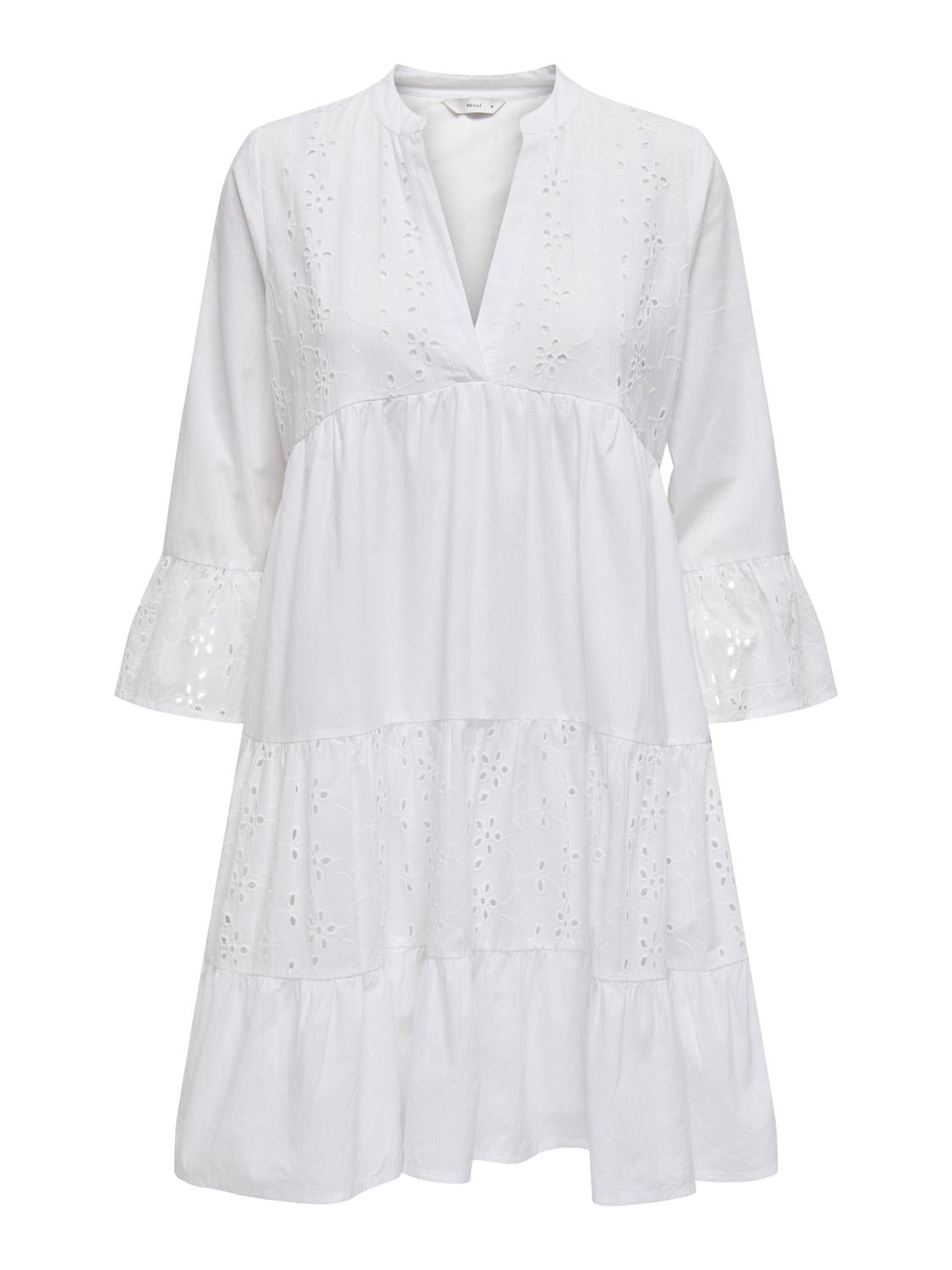 PGBENITA Short Dress - Hvit